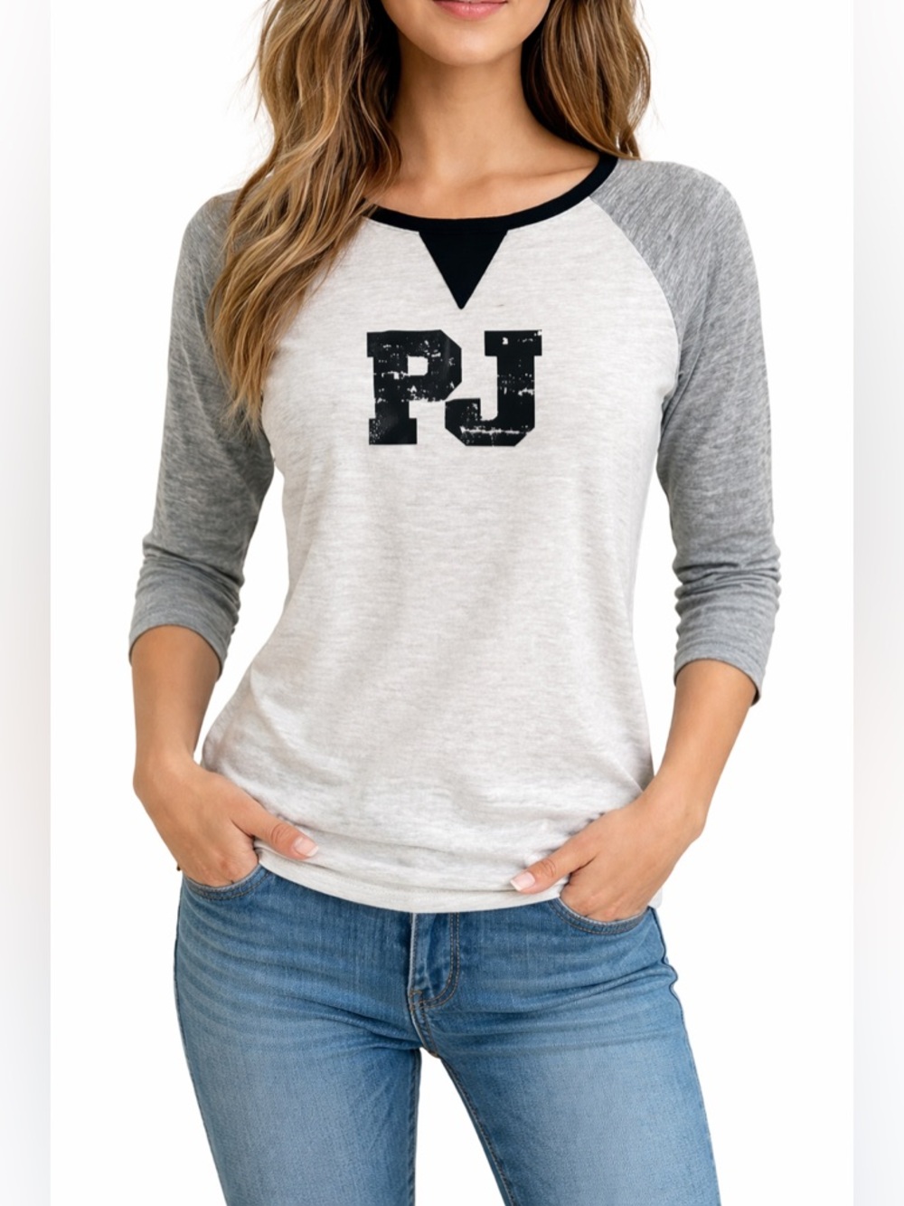 Pearl Jam vintage Pearl Jam raglan burnout t shirt